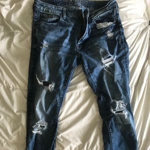 American Eagle Ripped Jeans Flex
